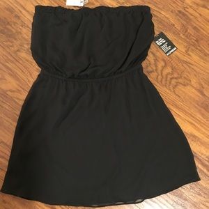 New express black strapless &with straps dress